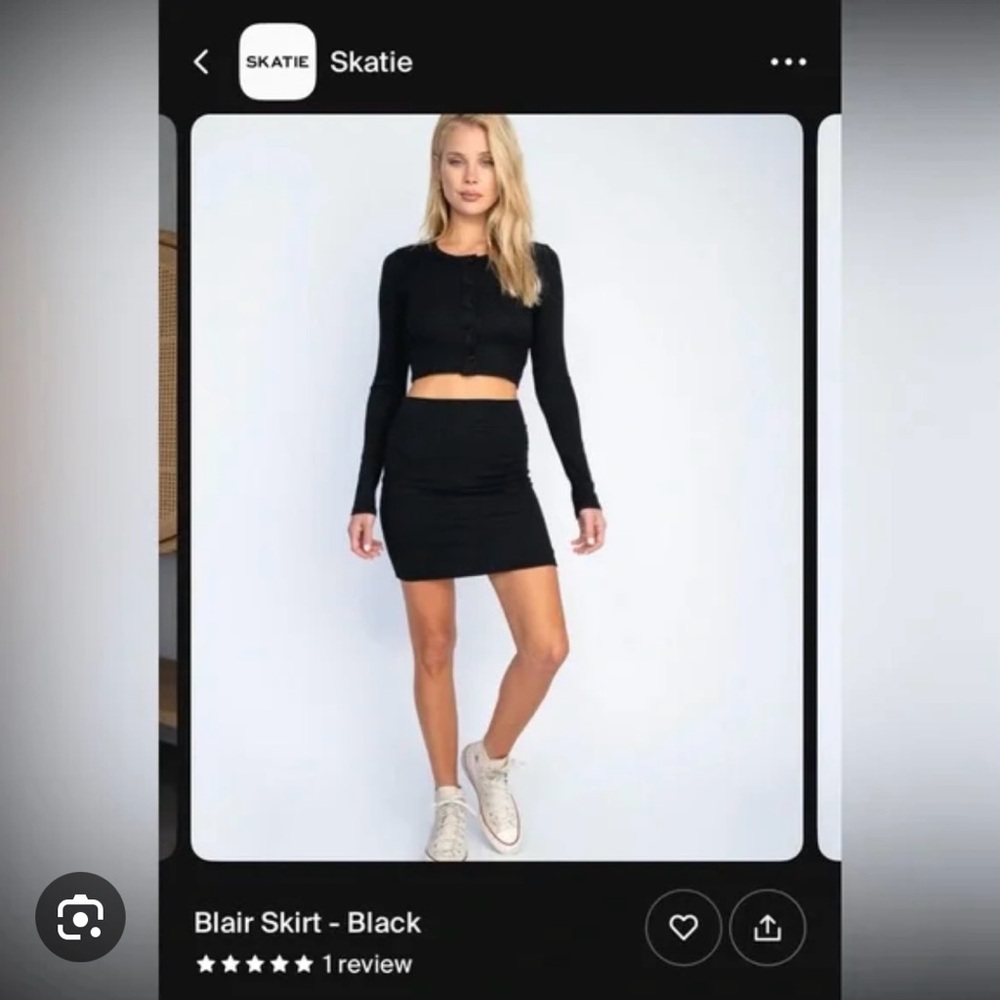 Skatie Black Blair Skirt